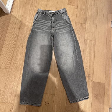 Jean Bershka gris baggy