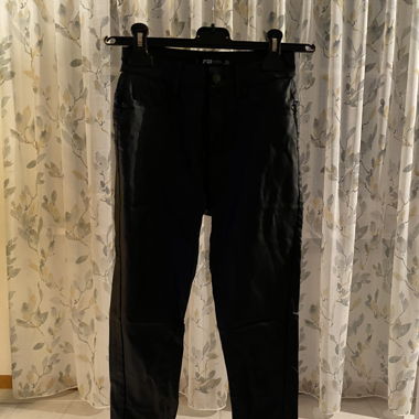 Jeans Lederoptik