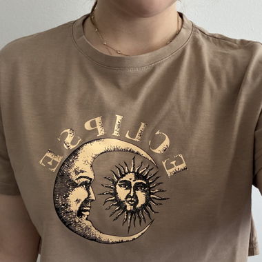 t-shirt with sun and moon