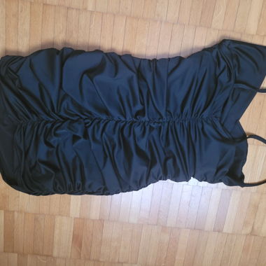 Schwarzes Slipkleid