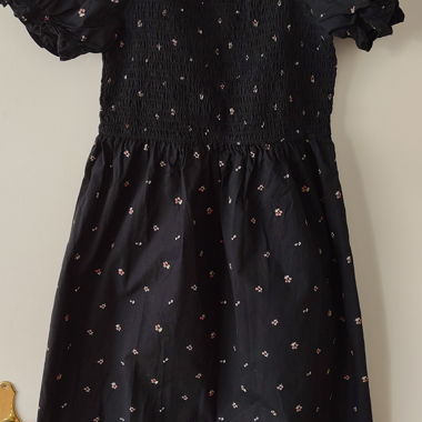 Black cherry midi dress