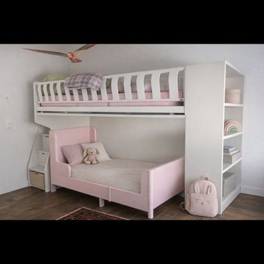 Children's Bunk Bed with Storage