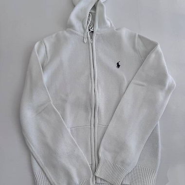 White Ralph Lauren Hoodie Jacket