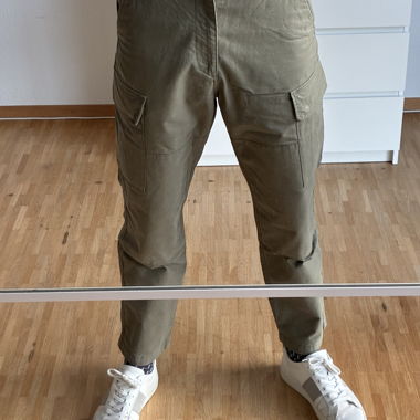 Pantalon cargo Uniqlo vert olive taille S
