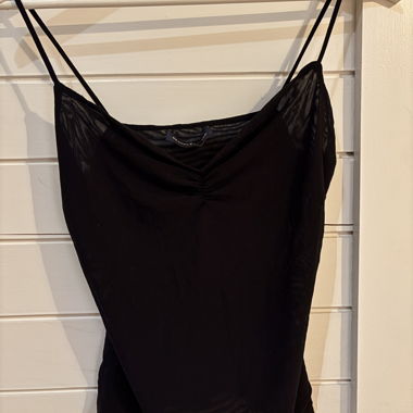 Mesh Black Tank Top 