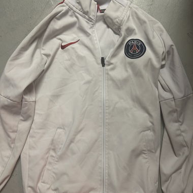 PSG langarm Sportjacke rot weiss