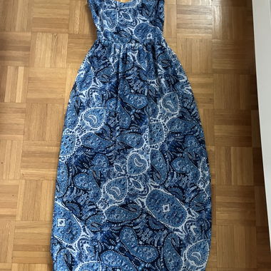 Abito max blu Bershka