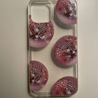 Disco ball phone case