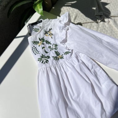 Embroidered White Blouse