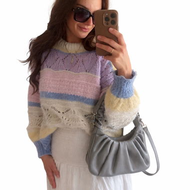 Bunter vintage Strickpullover