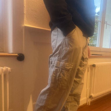 Cargohose beige