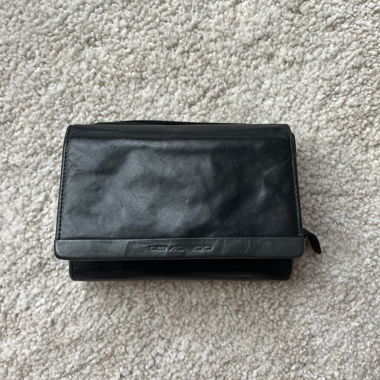 Portafoglio in pelle nero