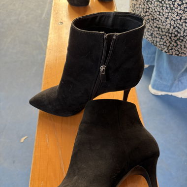 Bottes à talon noires 