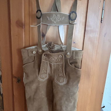 Pantaloni Trachten in pelle Krüger