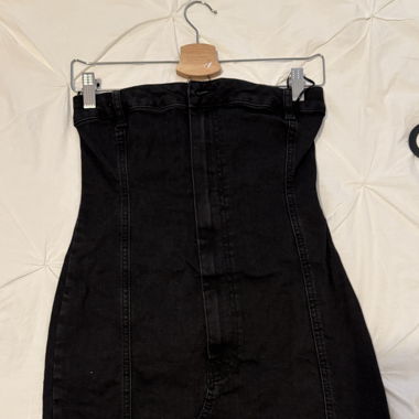 Jeans-Bustierkleid
