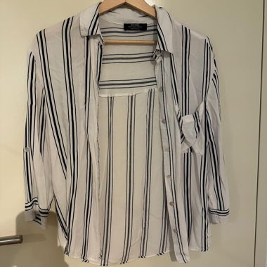 Blusa a righe Bershka