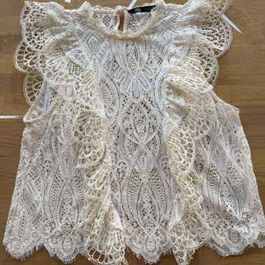Zara Lace Blouse, Size M
