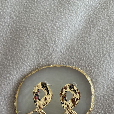 Boucles d'oreilles dorées