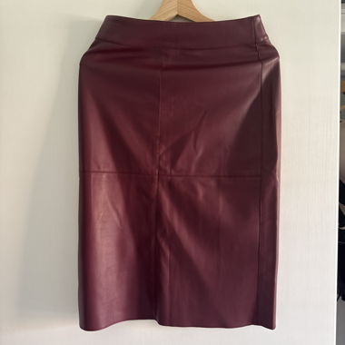 Jupe en cuir 