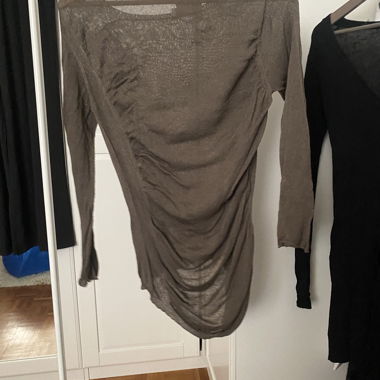 Maglione in maglia beige