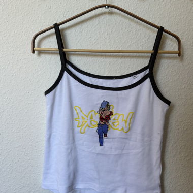 Weisses Tanktop