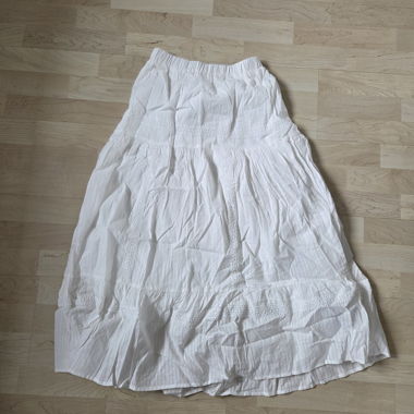gonna maxi bianca