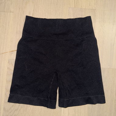 Pantaloncini da palestra senza cuciture neri