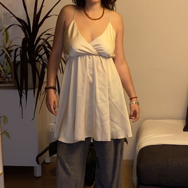 silk dress