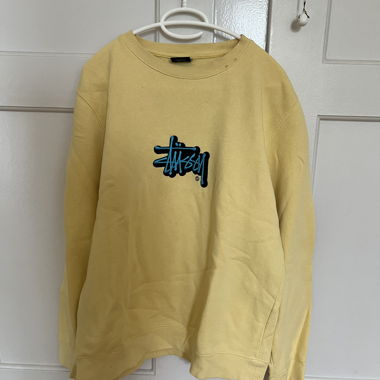 Felpa Stussy gialla