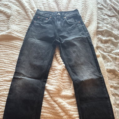 zara jeans schwarz