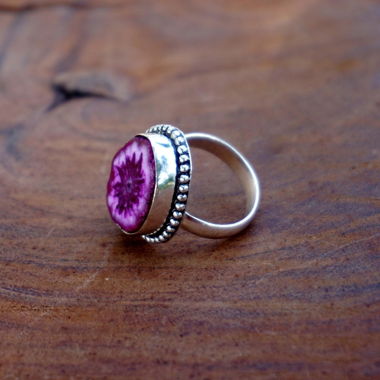 Bague en quartz solaire / Solar quartz ring