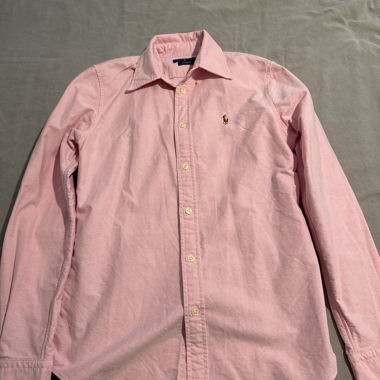 Pink long-sleeve shirt