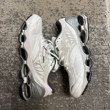 Mizuno wave prophecy LS White Silver 