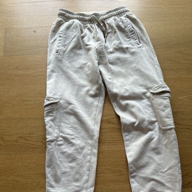 Beige sweatpants