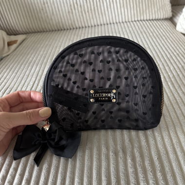 Mini pochette nera Lollipops Paris