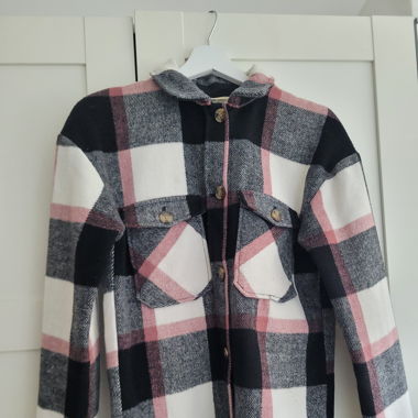 Übergangsjacke/ Karrohemd