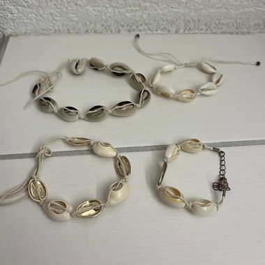 Armkette mit Muscheln, 4x BRANDNEU!