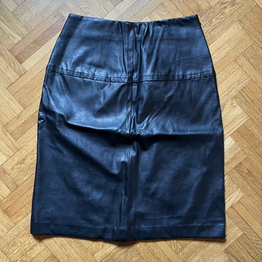 Faux Leather Skirt