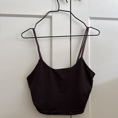 Dark Top with Spaghetti Straps