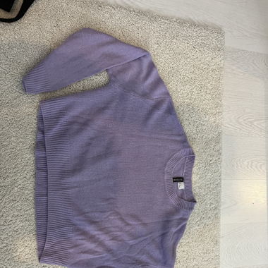 Pull en laine lilas