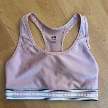 Bustier de sport H&M rose, taille S