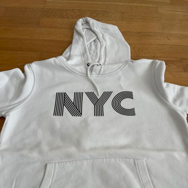 Hoodie NYC weiss 