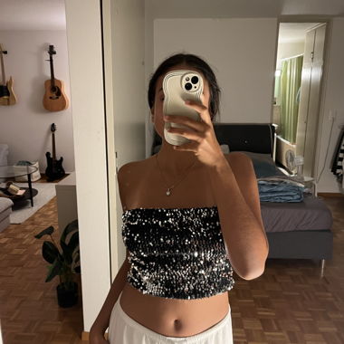 Glitzer Croptop