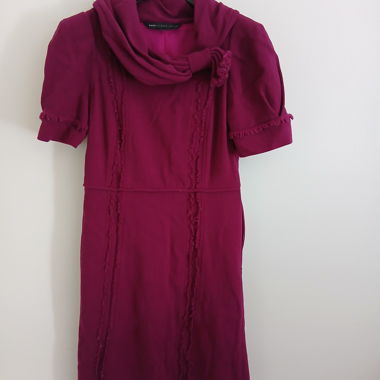 Kleid Marc by Marc Jacobs Himbeer-Rosa Wolle