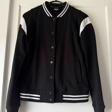 Veste varsity noire