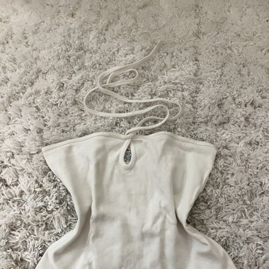 White Brandy Melville halter top