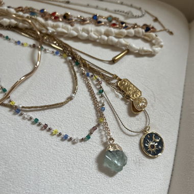 12 necklaces and pendants