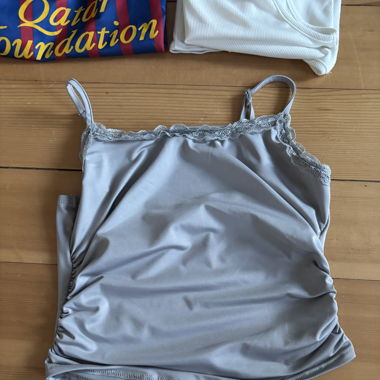 Crop Top grau
