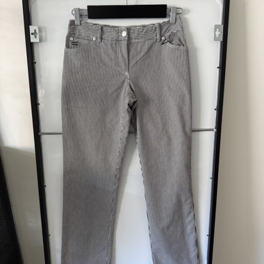Jeans Sonia Fortuna Firenze righe bianco nero