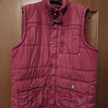 Gilet rembourré rouge taille L